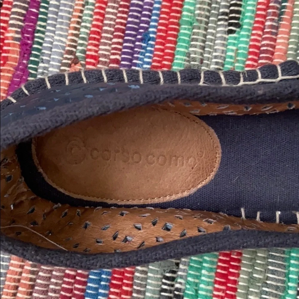 Corso Como navy slip ons